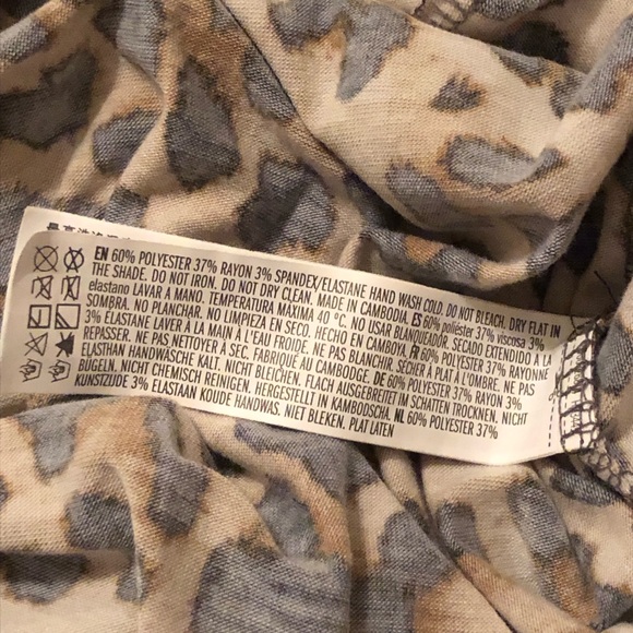 NWOT Forever 21 Plus Animal Print Hi-Lo Top (1X/2X) - Picture 5 of 7